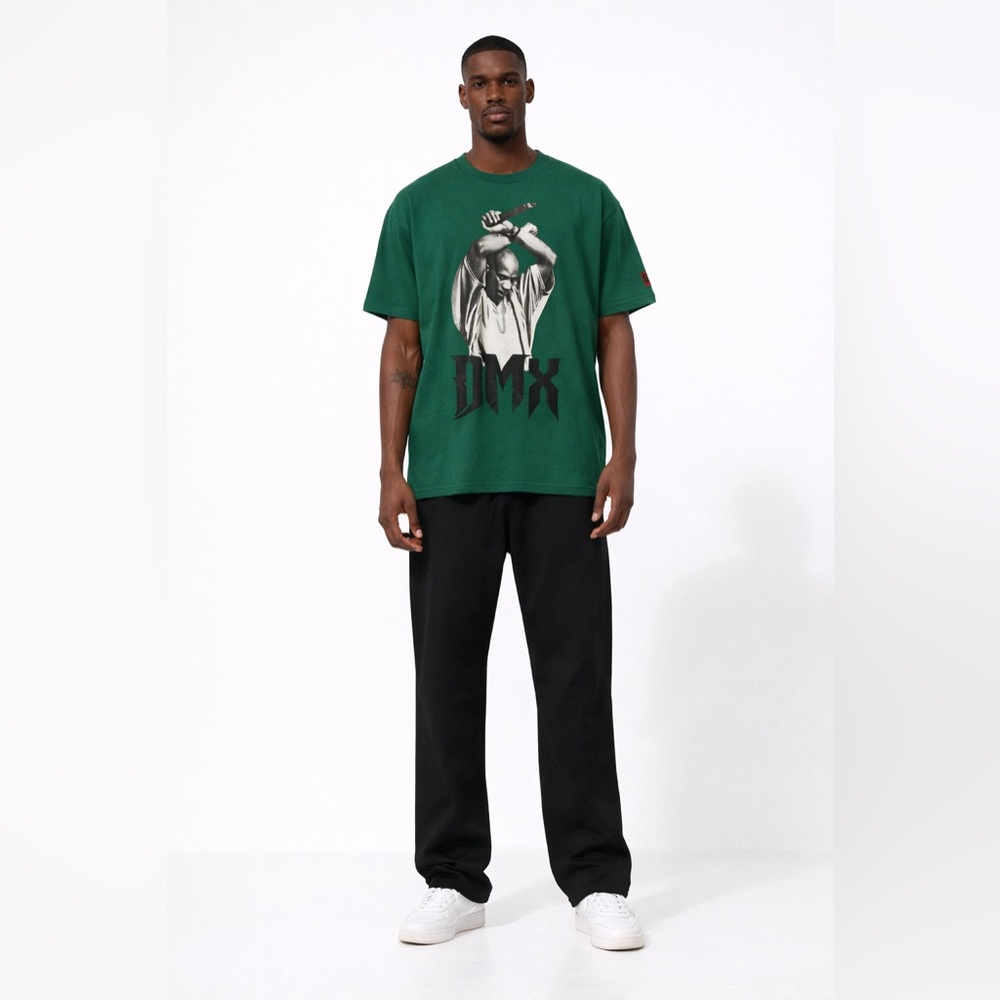 DMX × Shoe Palace Exodus T Shirt Mens XL Green Cotton Rap Tee 2021 Short Sleeve